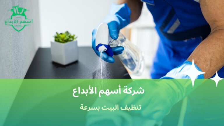 تنظيف البيت بسرعة