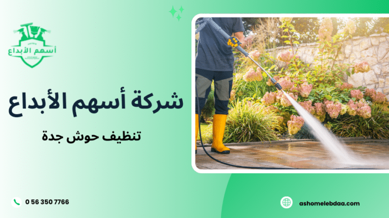 تنظيف حوش جدة